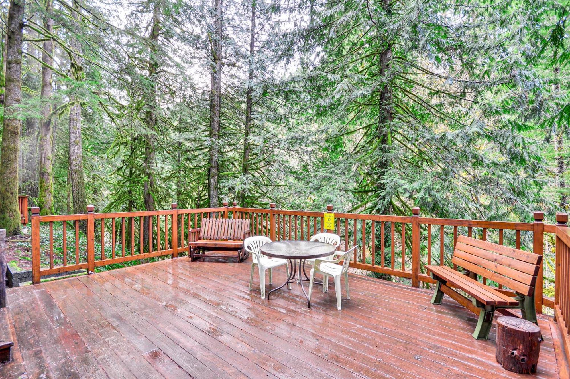 Forested Minikahda Lodge With Hot Tub Near Mt Hood Rhododendron Exterior photo