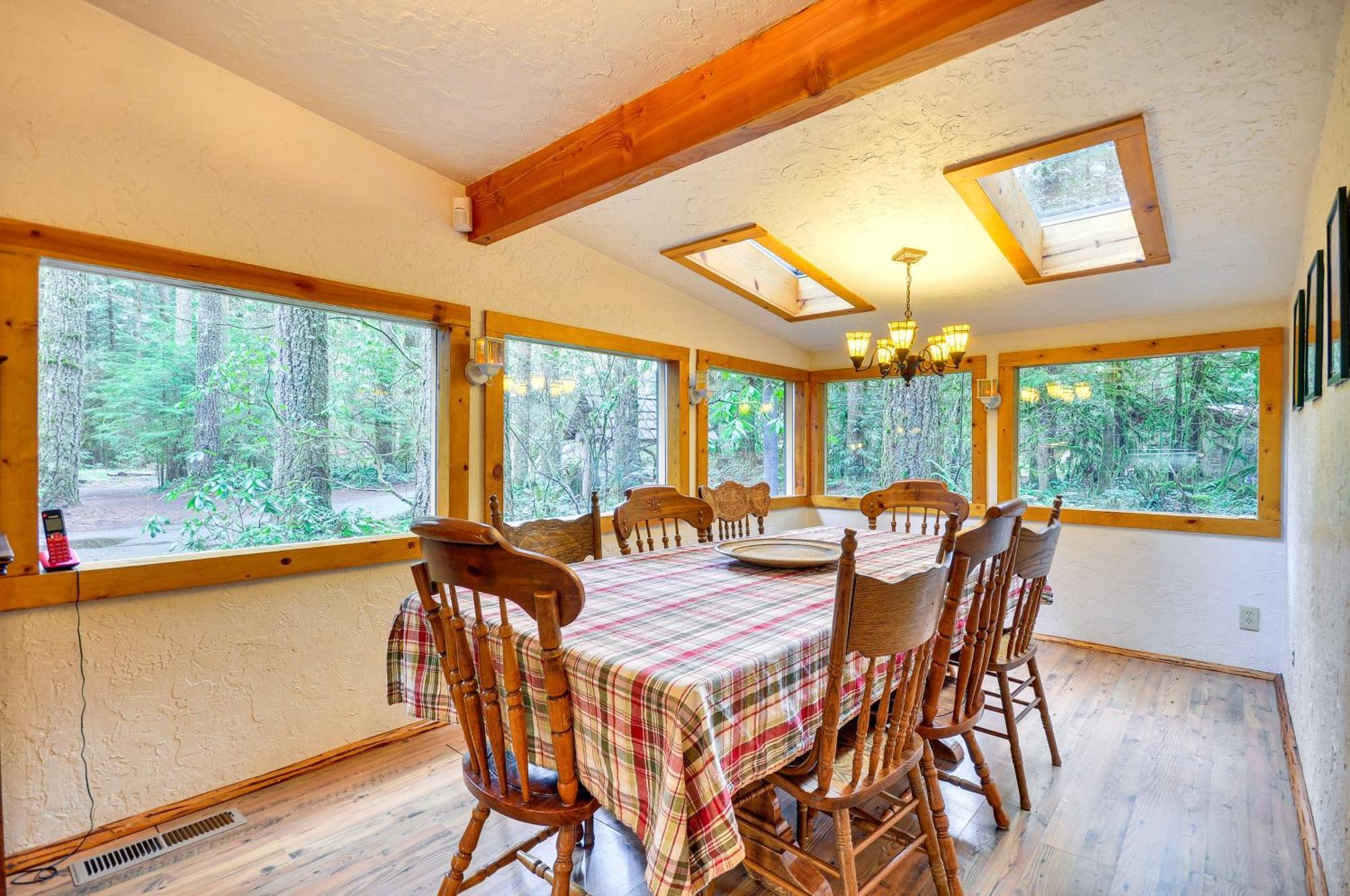 Forested Minikahda Lodge With Hot Tub Near Mt Hood Rhododendron Exterior photo