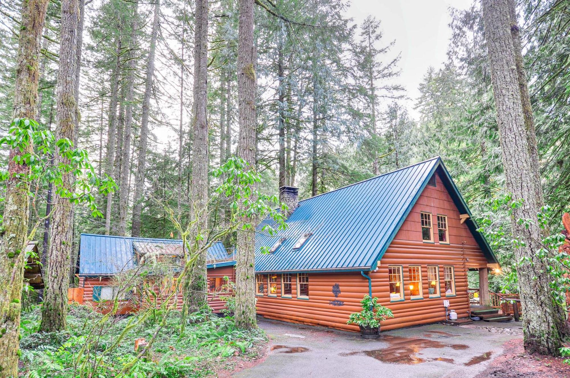 Forested Minikahda Lodge With Hot Tub Near Mt Hood Rhododendron Exterior photo