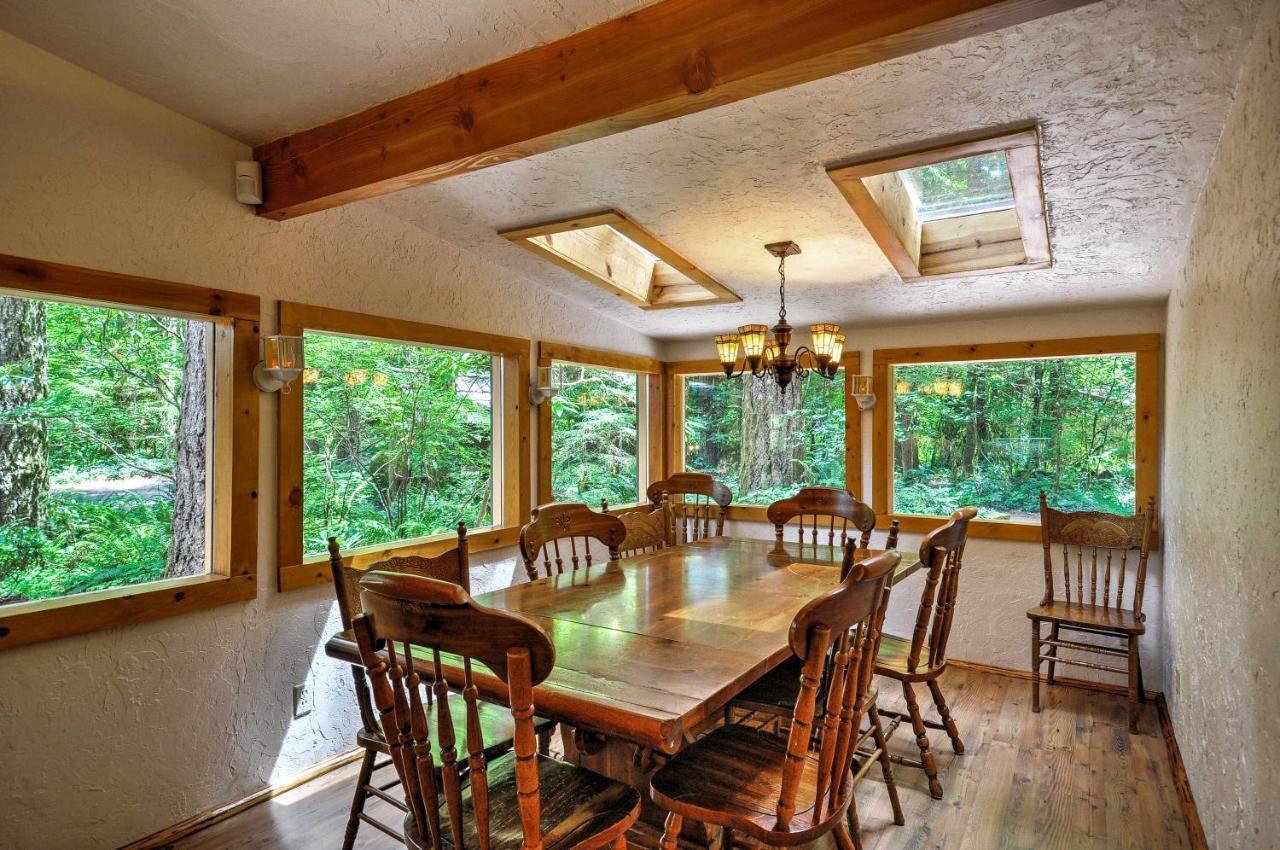 Forested Minikahda Lodge With Hot Tub Near Mt Hood Rhododendron Exterior photo