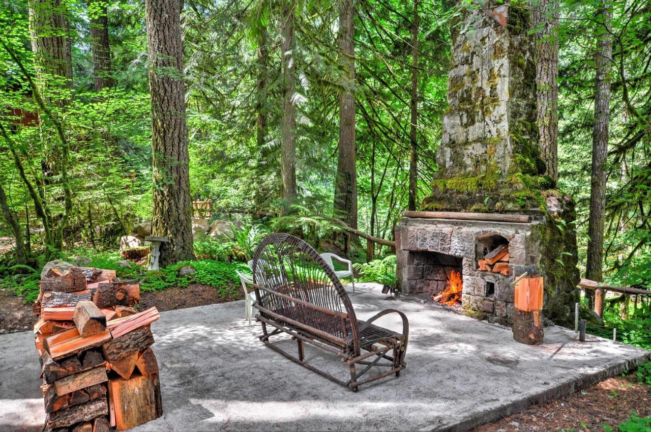 Forested Minikahda Lodge With Hot Tub Near Mt Hood Rhododendron Exterior photo