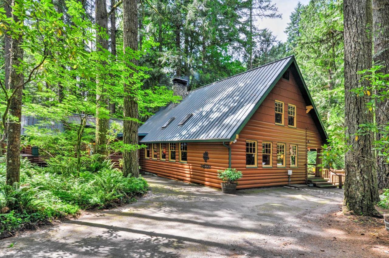 Forested Minikahda Lodge With Hot Tub Near Mt Hood Rhododendron Exterior photo