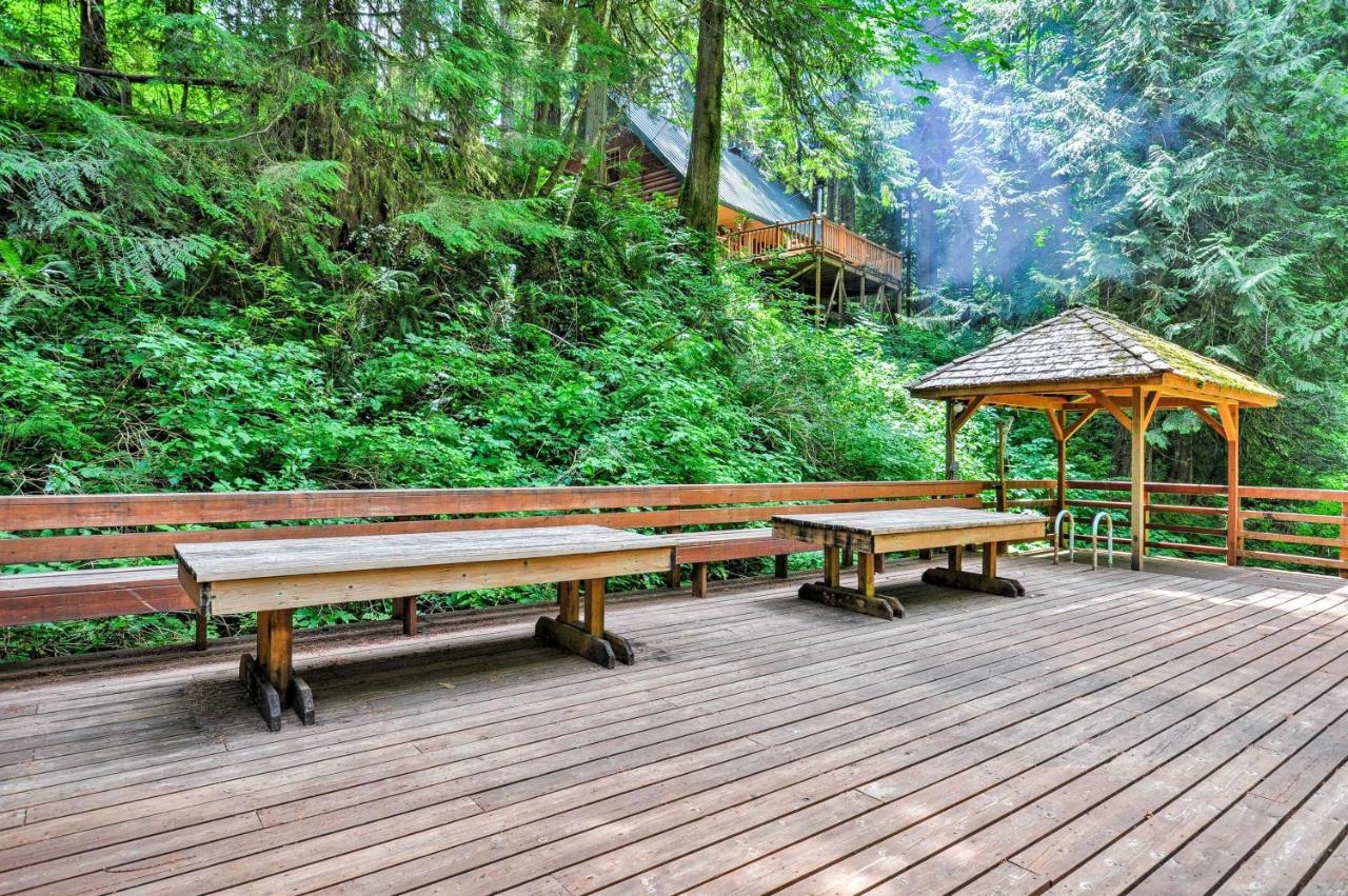 Forested Minikahda Lodge With Hot Tub Near Mt Hood Rhododendron Exterior photo